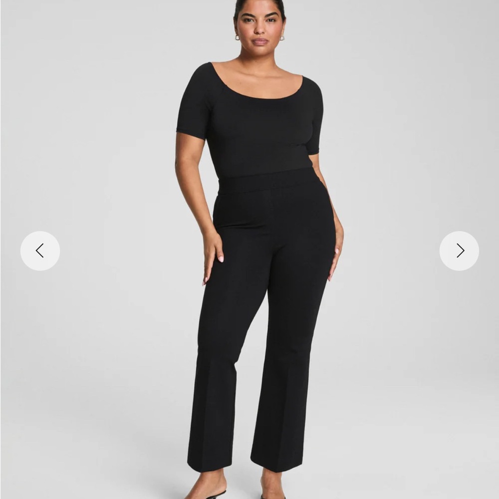 SPANX Black Ponte Kick Flare Pant Black Size M - Picture 2 of 7